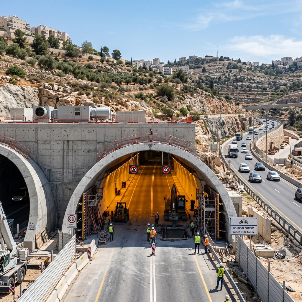 מנהרה בגבעה הצרפתית ירושלים
